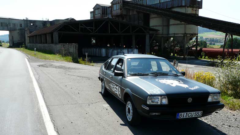 Session am Kieswerk mitten im Nichts