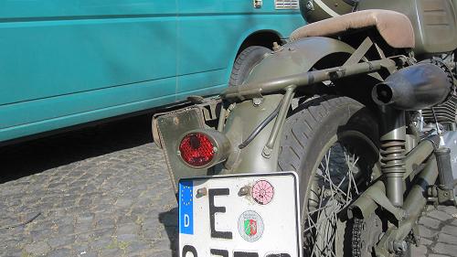 nach den ganzen Jahren habe ich es nun doch endlich geschafft &quot;günstig&quot; an ein schönes Schwanenhalsrücklicht zu kommen, die Dinger sind echt teuer geworden. Ist sogar original BW, gestern erstmal umgebaut.